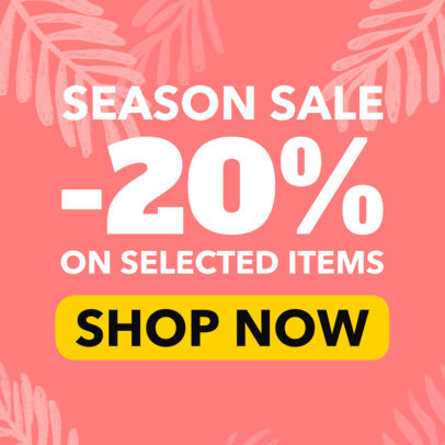 Banner Template to Make a Sale Banner Design