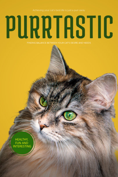 Healthy Cat Tips Book Cover Maker 