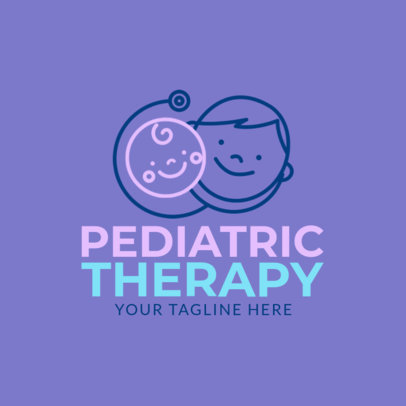 Pediatric Therapy Logo Design Template