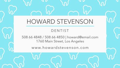 Dental Professional Business Card Maker 549