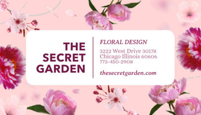 Business Card Maker for Floral Designers 