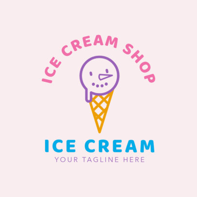 Ice Cream Logo Maker with Icons 