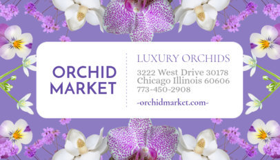 Flower Shop Business Card Maker