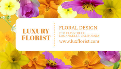 Business Card Maker for Luxury Florists 