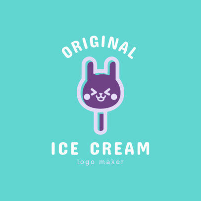 Minimalist Logo Template for Ice Cream Shops