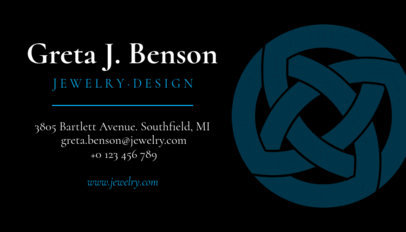 Business Card Maker for Jewelry Shops