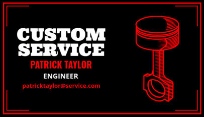 Business Card Maker for Custom Automotive Services