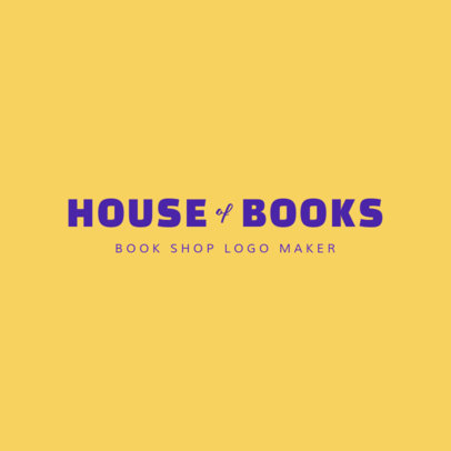 Online Logo Maker for Bookstores