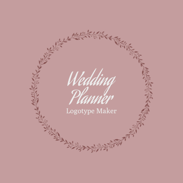 Wedding Services Logo Maker with Calligraphy Font