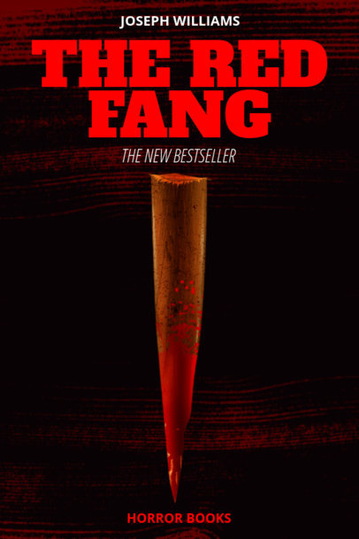 Book Cover Template for Horror Novels