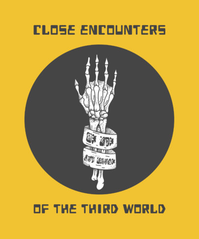 Sci-Fi T-Shirt Design Template 