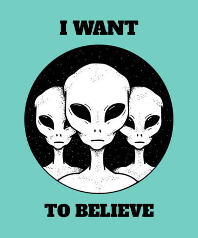 Aliens T-Shirt Design Maker 