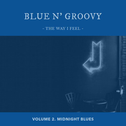 Album Cover Creator for Blues CD 