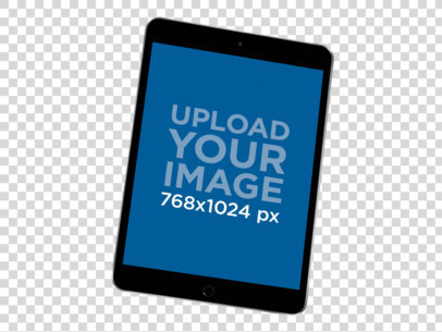 Render Mockup of a Space Gray iPad