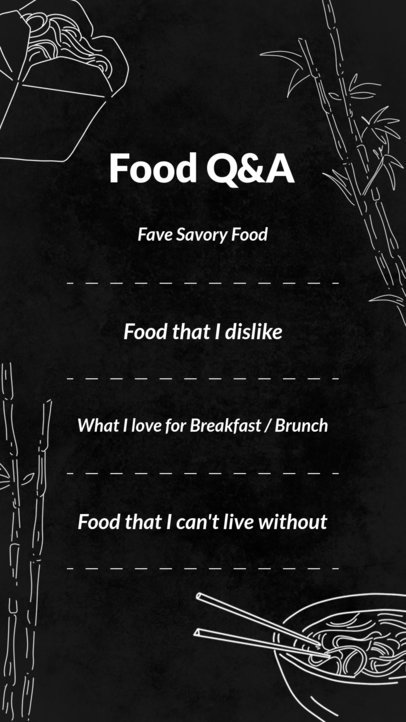 Restaurants Instagram Story Maker