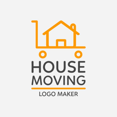 House Moving Online Logo Template 