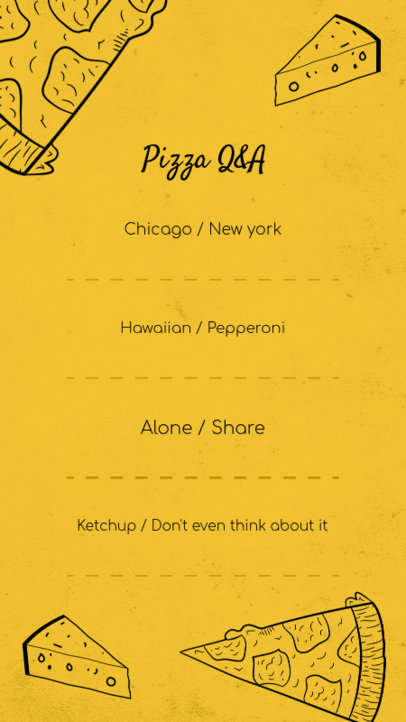  Instagram Story Template for Italian Restaurant