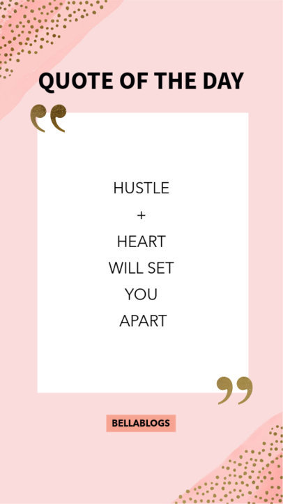 Instagram Story Maker With Simple Quote Setting 580d