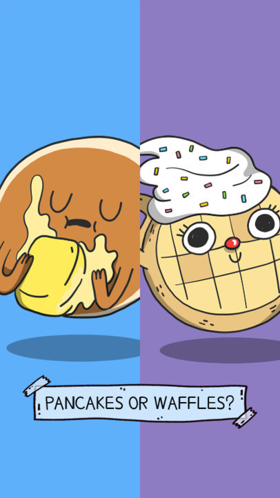 This or That Food Poll Insta Story Maker 