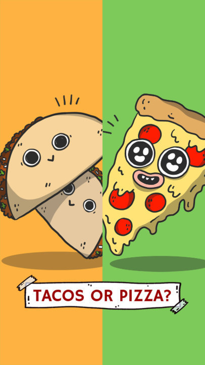 Food Poll Instagram Story Maker 