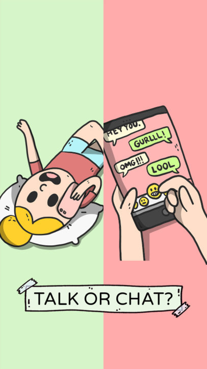 Instagram Story Template for Cool Polls