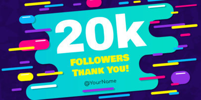 Follower Celebration Twitter Post Maker 