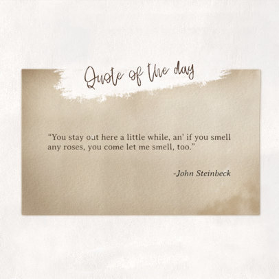 Instagram Post Maker with Quote on Vintage Paper