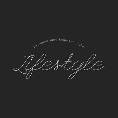 Fashion Logo Creator for Lifestyle Blogs