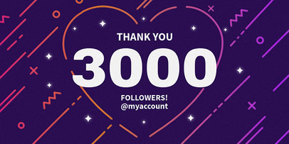 Twitter Post Template for Followers Milestone Celebration 625