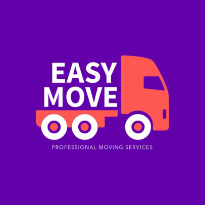 Creative Logo Design Template for Moving Services