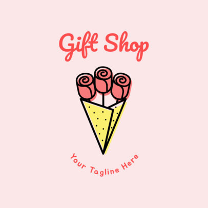 Gift Boutique Logo Design Template 
