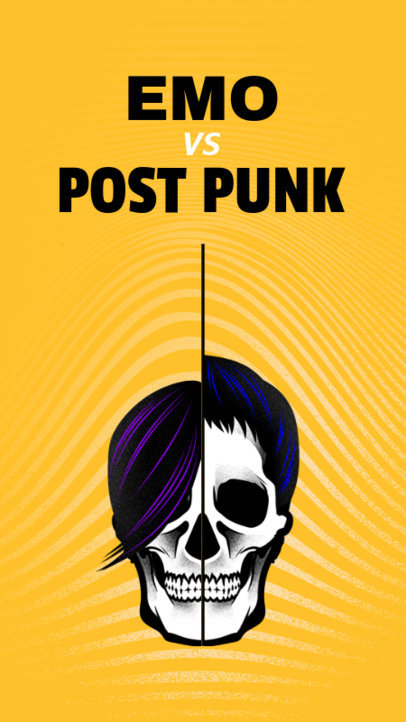 Emo and Post Punk Poll Story Template for Instagram 602e