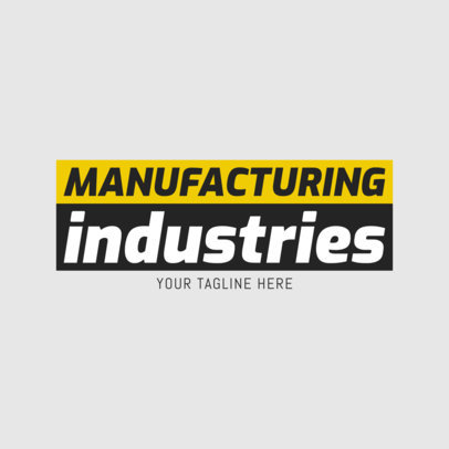Manufacturing Industries Logo Maker