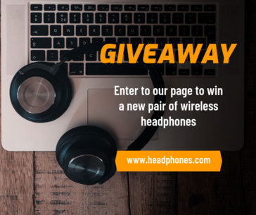Facebook Post Template for Tech Giveaways 