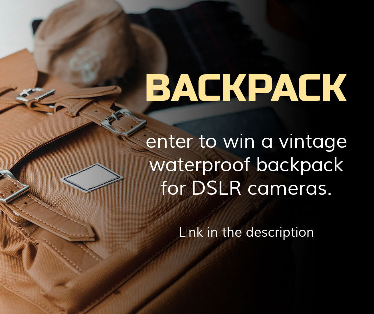 Placeit - Camera Backpack Giveaway FB Post Maker