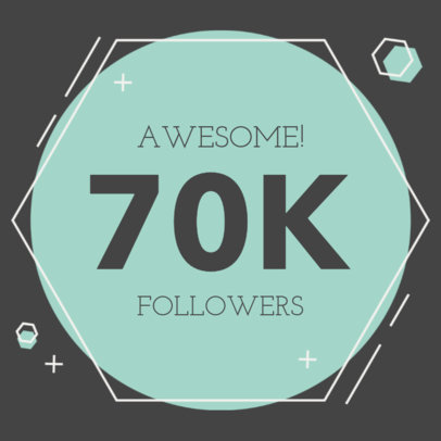 Instagram Post Creator for a Followers Milestone Celebration