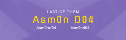 Twitch Banner Maker with Alien Font 