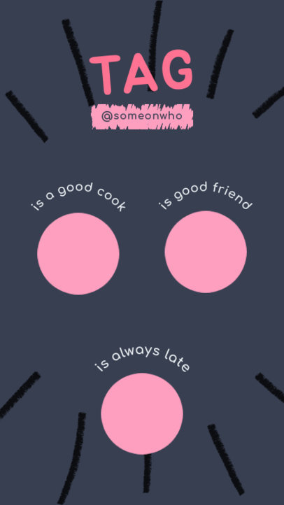 Insta Story Template for Tag Challenge 