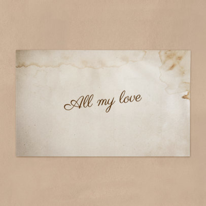 Instagram Post Maker with Old Paper Texture