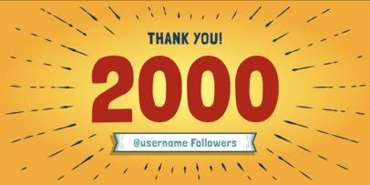 Cartoonish Twitter Post Maker for Followers Celebration