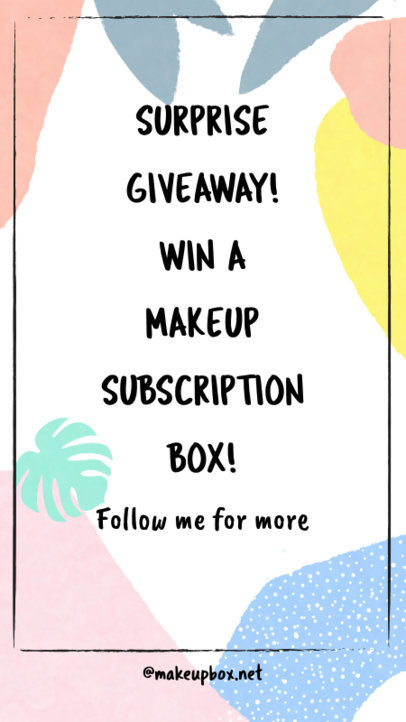 Insta Story Template for a Giveaway