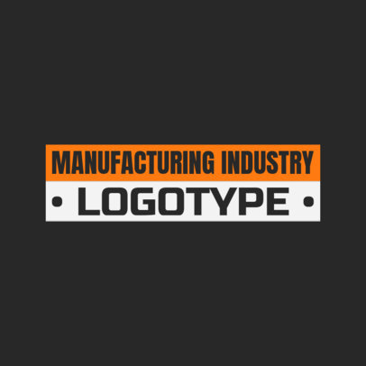 Logo Maker for Manufacturing Tech Industry 