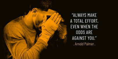 Twitter Post Template for Boxing Quotes 