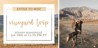 Twitter Post Template for a Giveaway