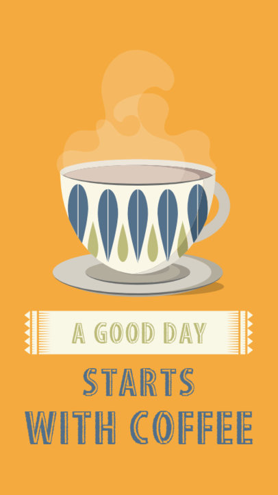 Insta Story Maker with Latte Cup Graphics 585a
