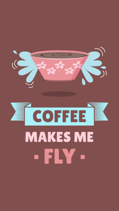 Cute Coffee Graphics Story Template for Insta 585c