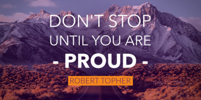 Twitter Post Maker for a Motivational Quote