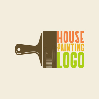 House Painting Services Logo Template