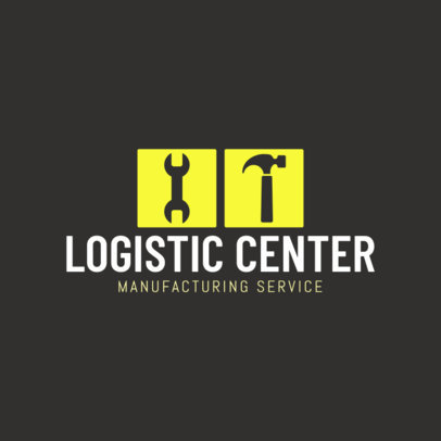 Logo Design Template for Industrial Logistics