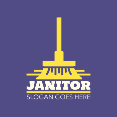 Basic Logo Template for Janitorial Services 